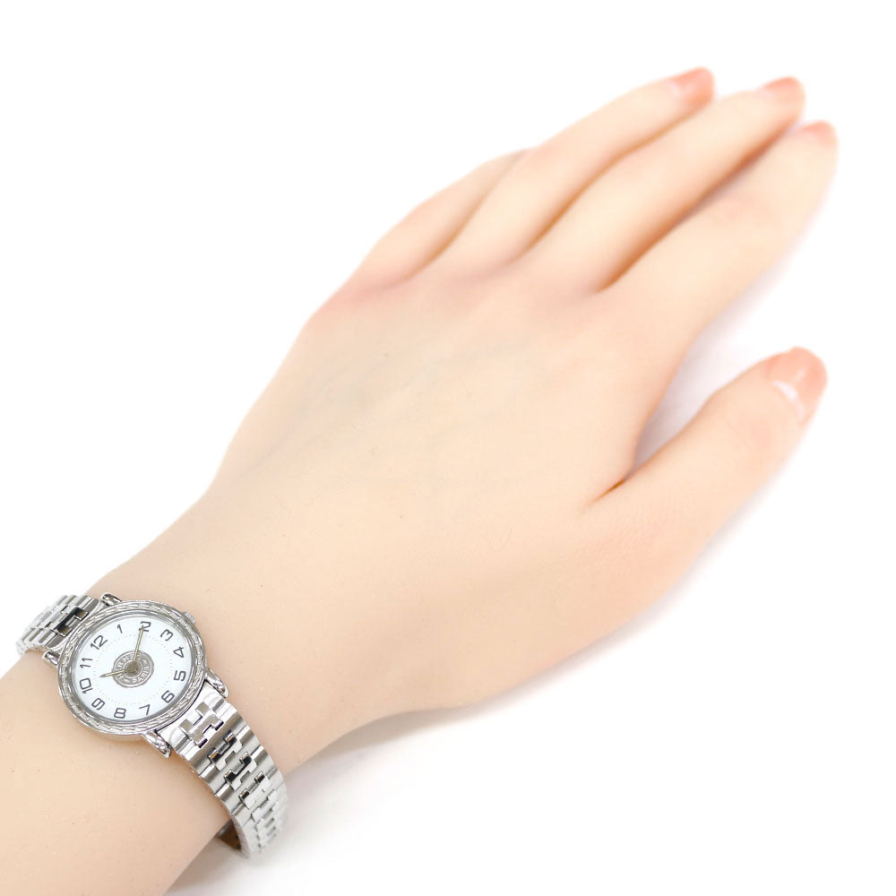 正規品 本物 HERMES エルメス セリエ レディース 腕時計 シルバー HERMES エルメス セリエ ウォッチ 腕時計 ユニセックス メンズ