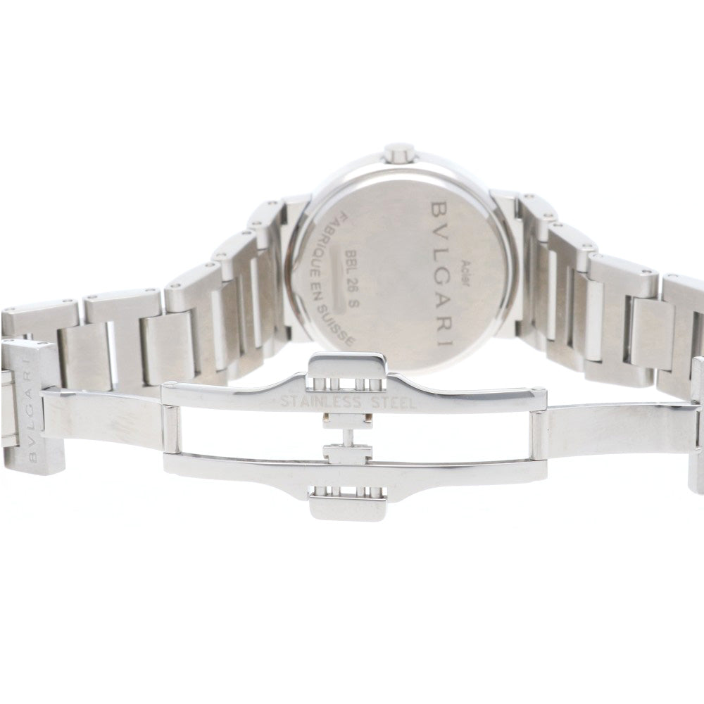 美品 BVLGARI ブルガリ ブルガリブルガリ BBL 26 S 腕時計 ステンレススチール クォーツ ブラック文字盤 レディース【中古】 BVLGARI（ブルガリ） ブルガリブルガリ 腕時計 ステンレススチール