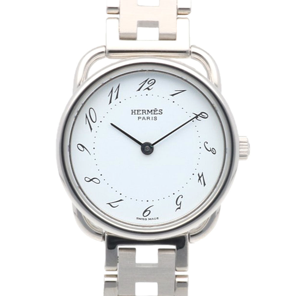 エルメス　アルソー　メンズ　AR3.710 3針　クォーツ　Hバンド　シルバー 対象時計10%OFFクーポン！ HERMES エルメス アルソー 腕時計