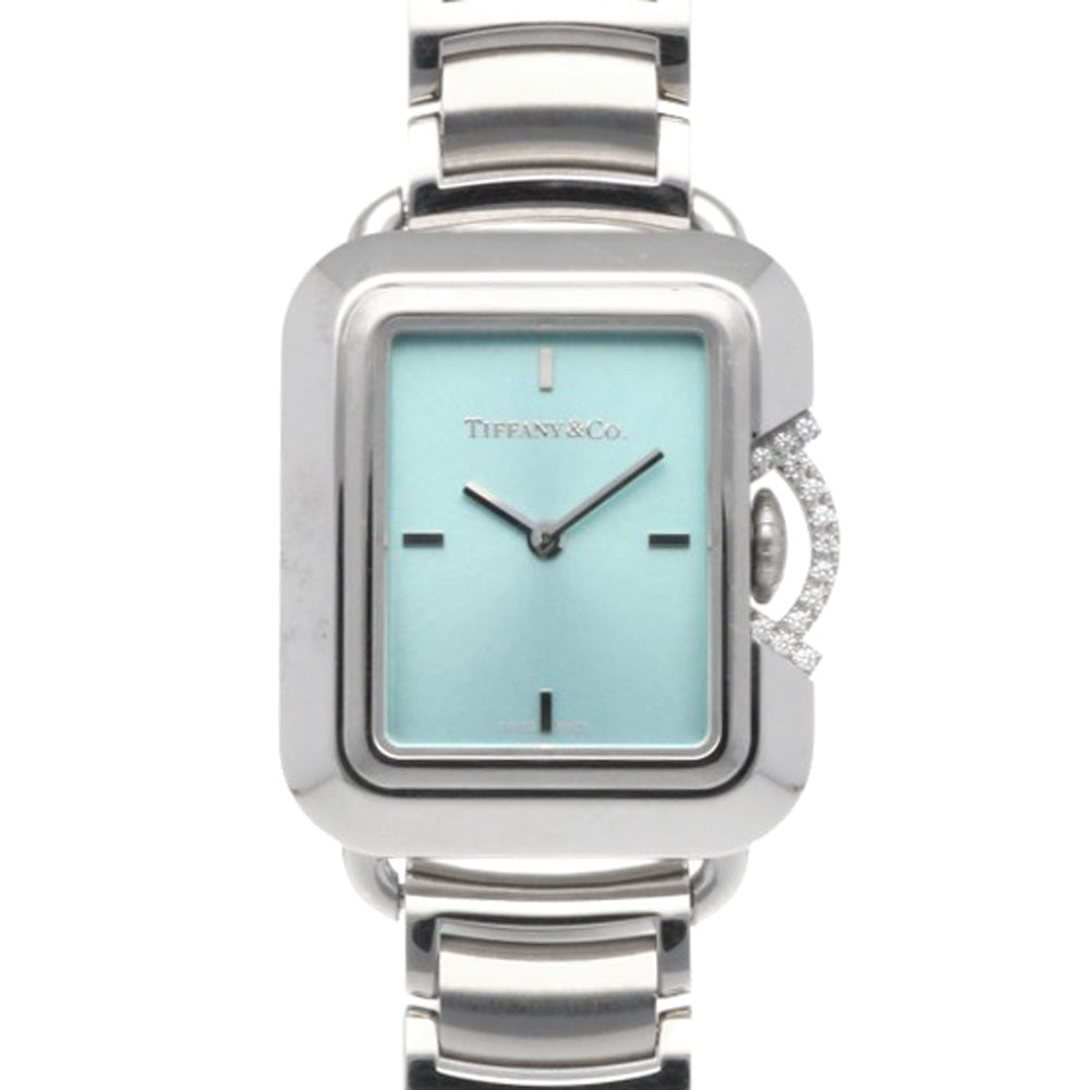 TIFFANY&Co. ティファニー レクタングル 腕時計 ステンレススチール