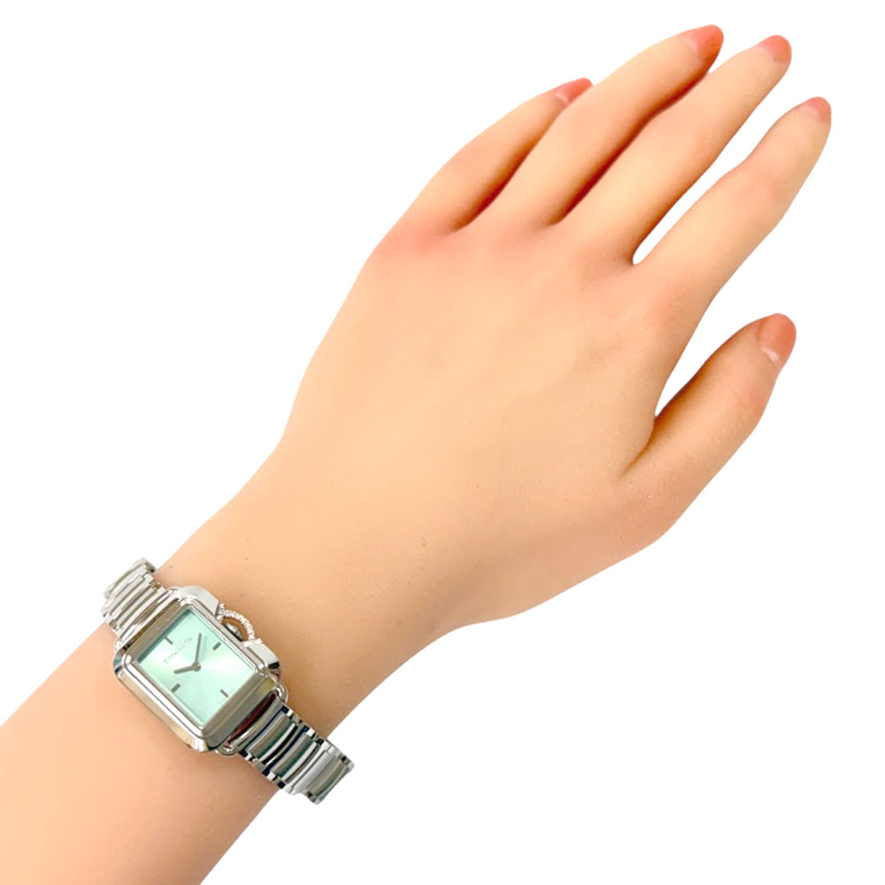 TIFFANY&Co. ティファニー レクタングル 腕時計 ステンレススチール