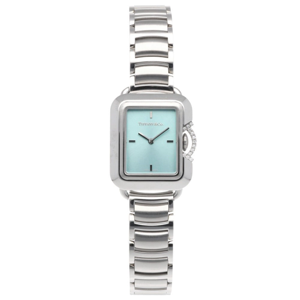 TIFFANY&Co. ティファニー レクタングル 腕時計 ステンレススチール