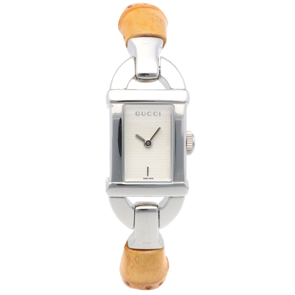 GUCCI グッチ 腕時計 ステンレススチール 6800L クオーツ 磨き直し済