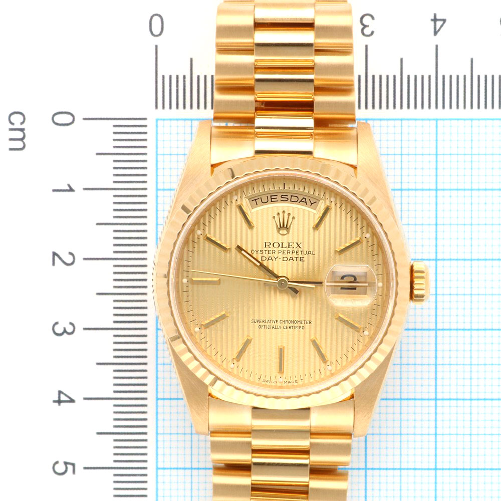 ROLEX ロレックス デイデイト オイスターパーペチュアル 腕時計 18金
