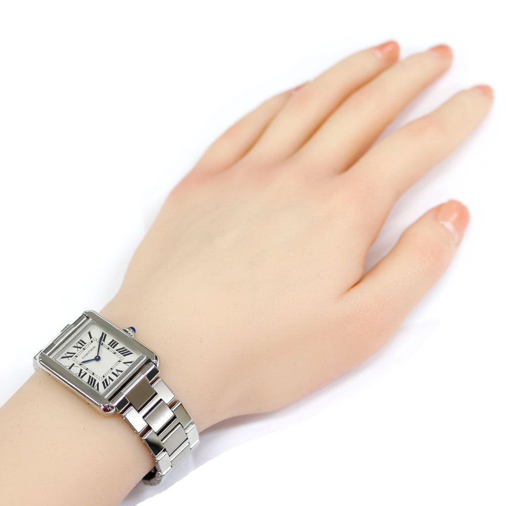 CARTIER カルティエ タンクソロ SM 腕時計 ステンレススチール 3170