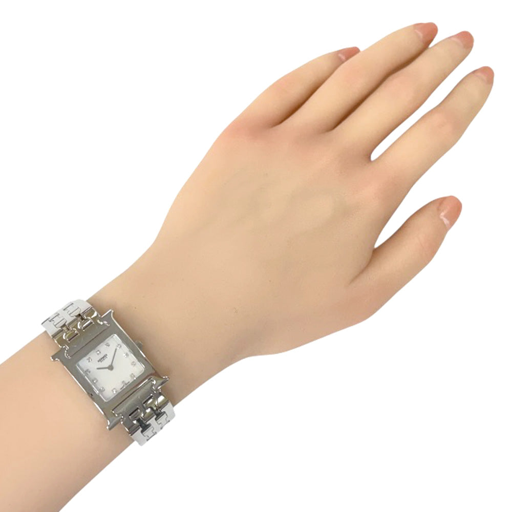 HERMES エルメス Hウォッチ 腕時計 ステンレススチール HH1.210 