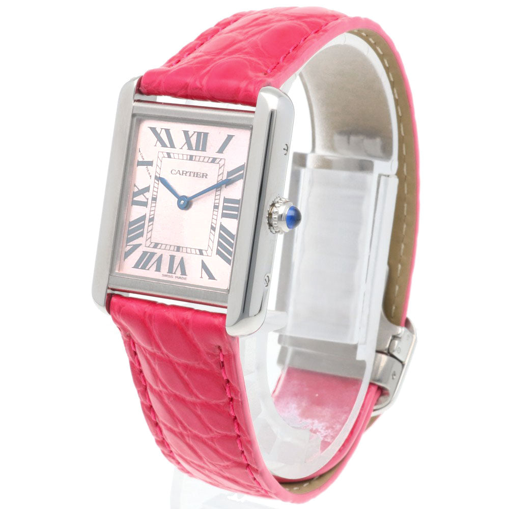 CARTIER カルティエ タンクソロ SM 腕時計 ステンレススチール 3170