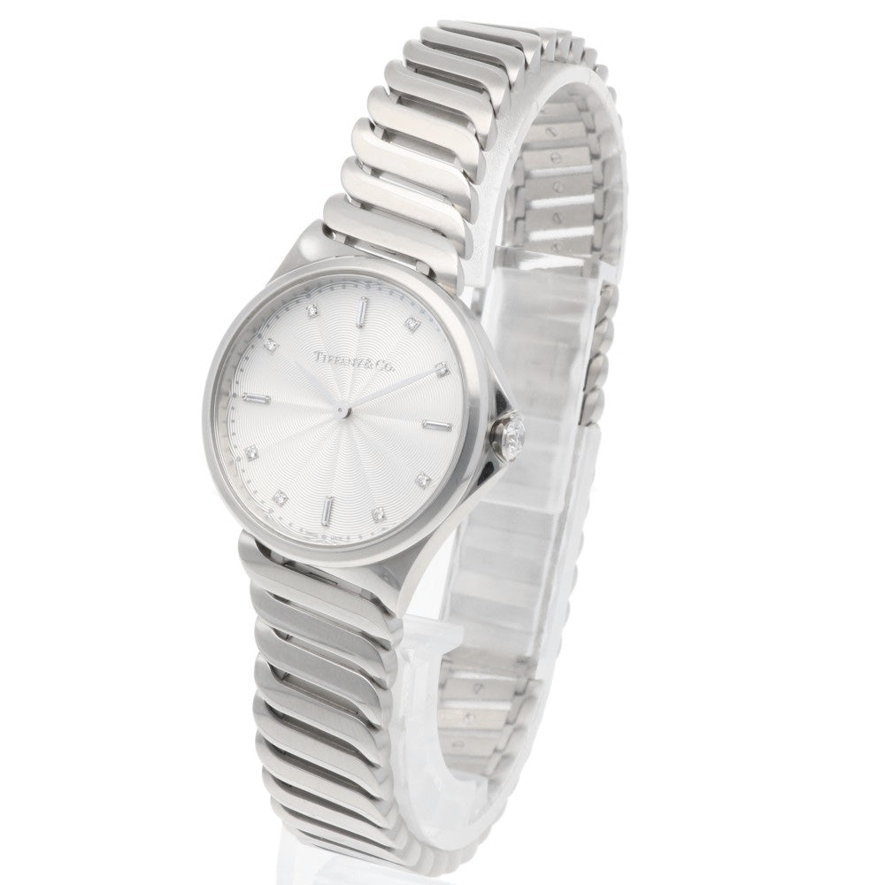 Tiffany & Co. ホワイトクォーツ時計 TIFFANY&Co. Tiffany Metro 2 Watch Stainless Steel 60874794 Quartz