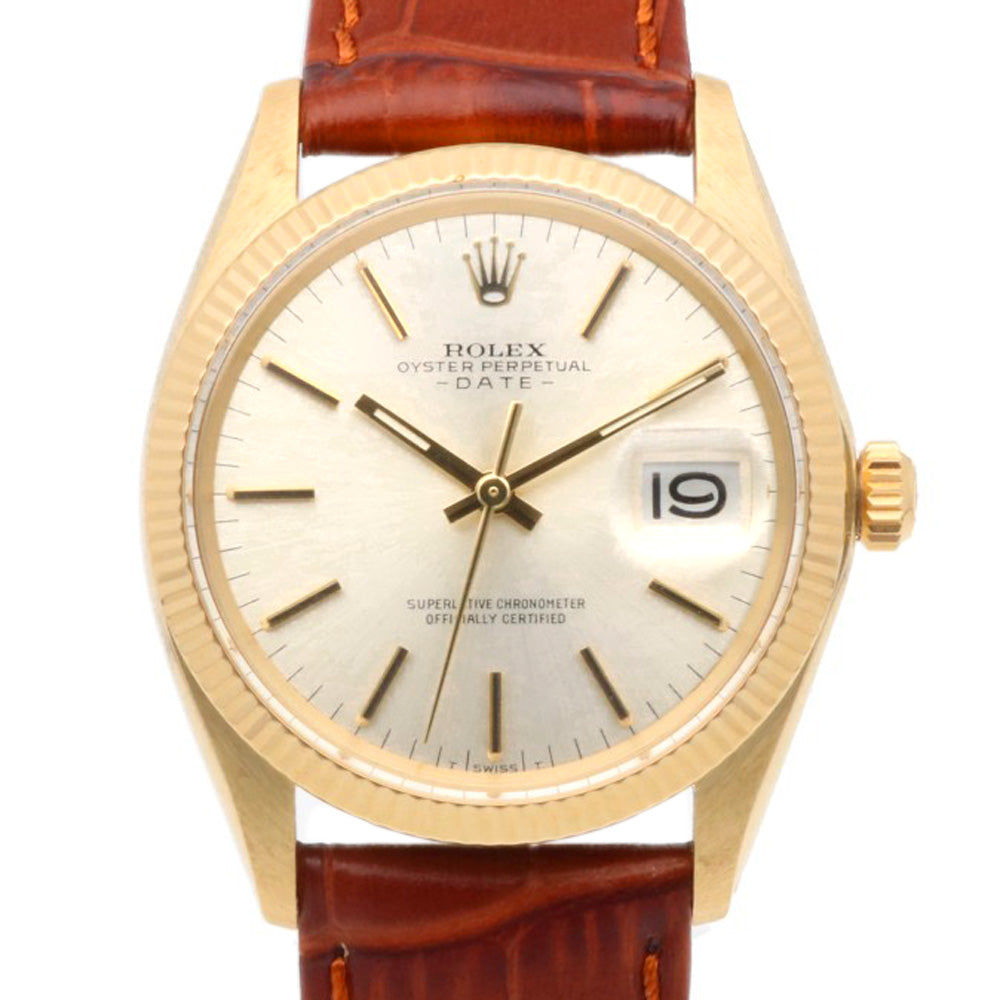 ROLEX ロレックス デイト オイスターパーペチュアル 腕時計 K14