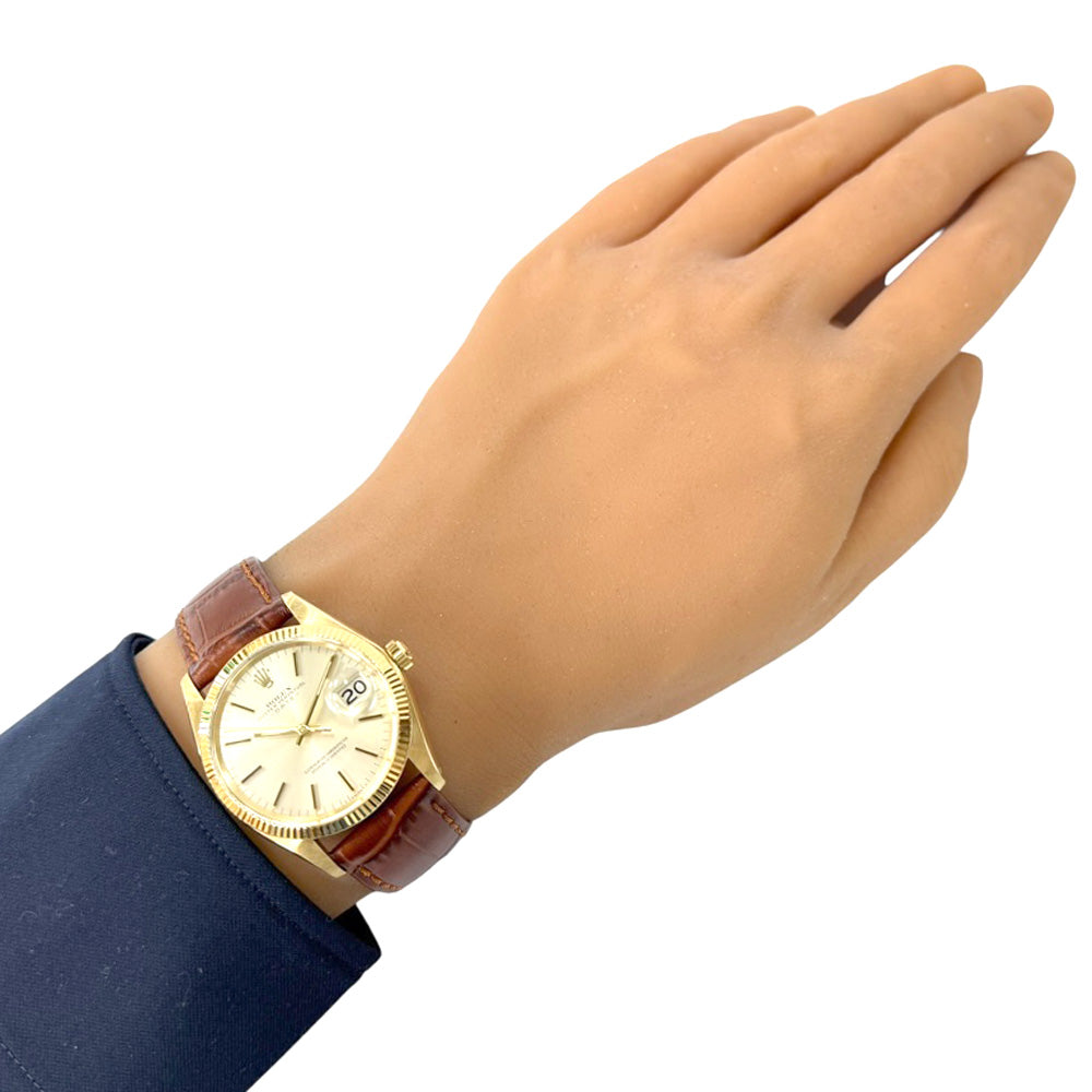ROLEX ロレックス デイト オイスターパーペチュアル 腕時計 K14