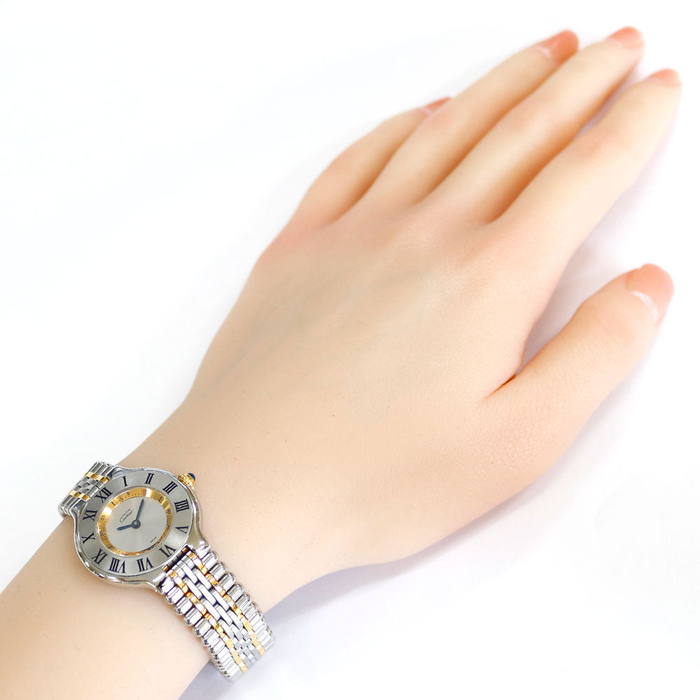 CARTIER カルティエ マスト21 ヴァンティアン 腕時計 ステンレス