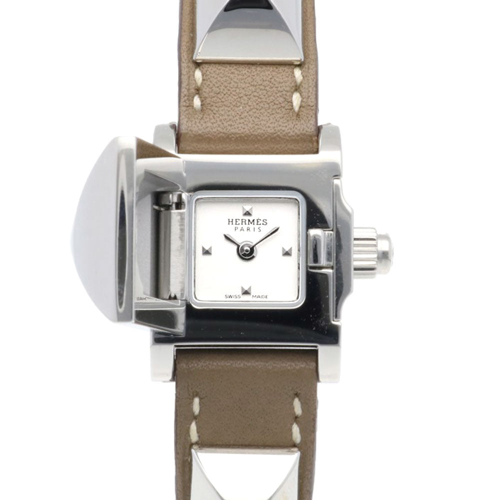 HERMES エルメス ミニ メドール 腕時計 ステンレススチール ME2.110