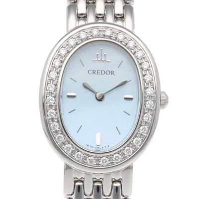 CREDOR SEIKO Signo Watch Stainless Steel 1E70-0AB0 Quartz