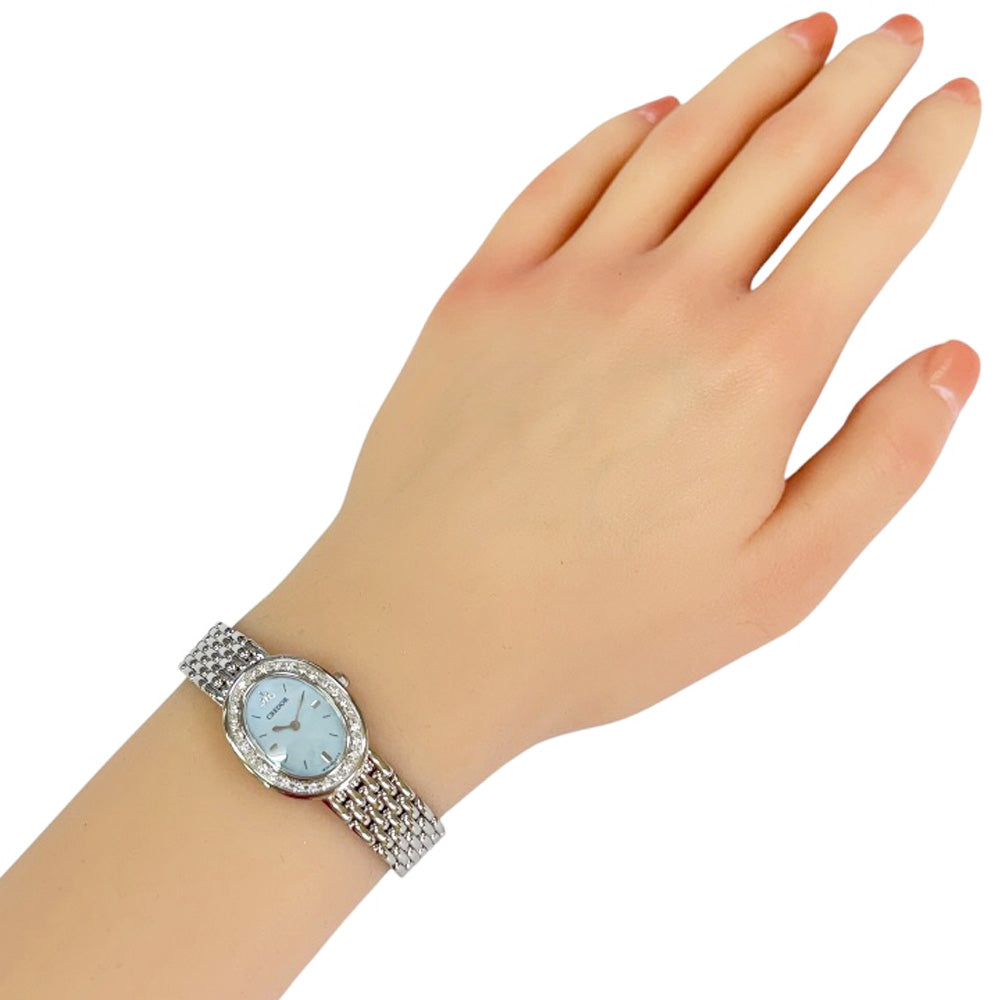 CREDOR SEIKO Signo Watch Stainless Steel 1E70-0AB0 Quartz