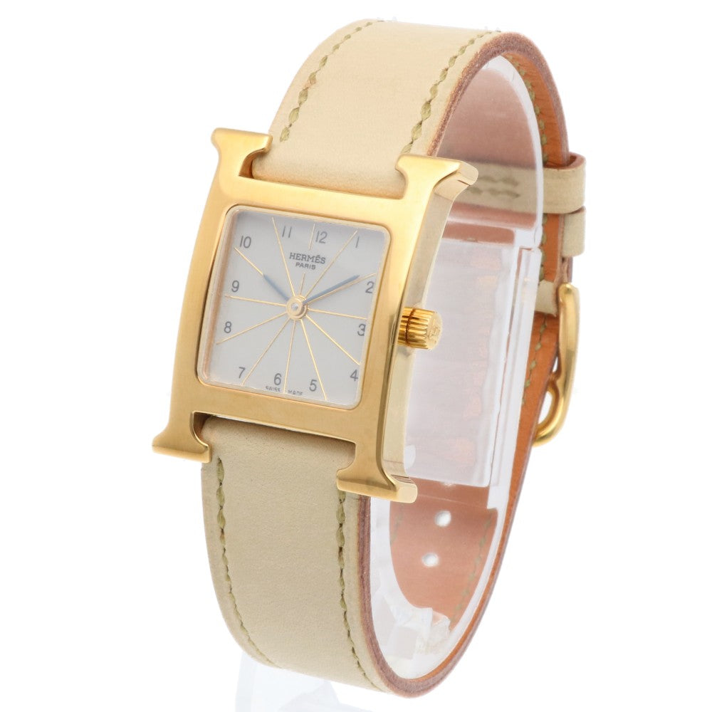 HERMES エルメス Hウォッチ 腕時計 GP HH1.201 クオーツ レディース 1