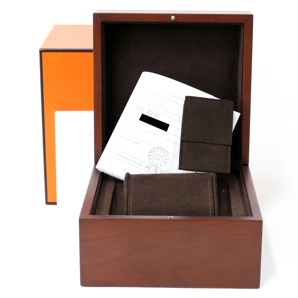 HERMES エルメス エルメス カットGM 腕時計 ステンレススチール SD1