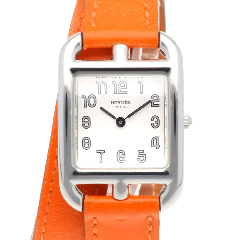 HERMES エルメス ケープコッド 腕時計 CC1.210 ホワイト HERMES エルメス ケープコッド 腕時計 ステンレススチール CC1.210
