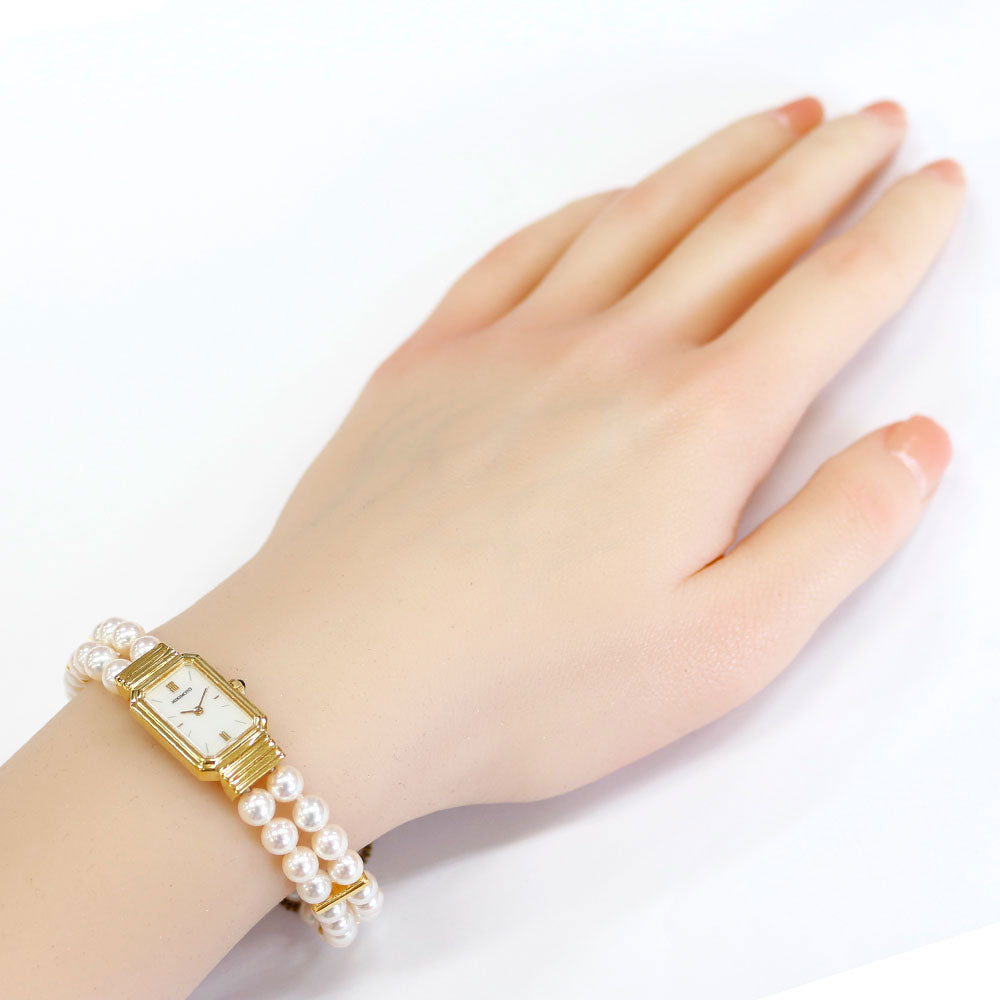 MIKIMOTO ミキモト パールウォッチ 腕時計 GP NS1020PF クオーツ