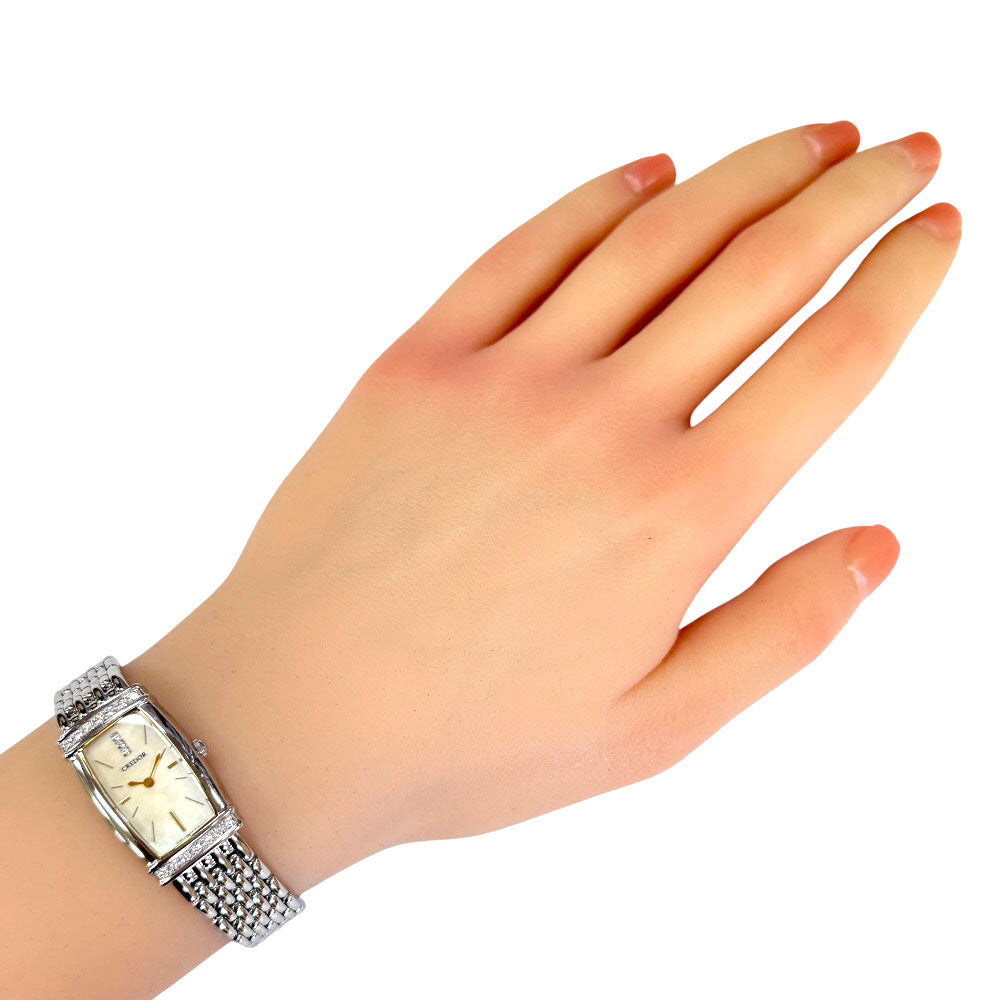 CREDOR SEIKO Watch Stainless Steel 1E70-0AX0 Quartz Repolished
