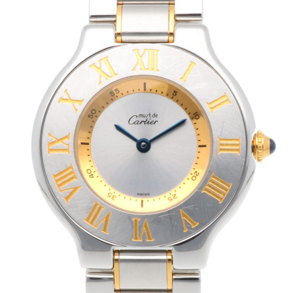 CARTIER カルティエ マスト21 ヴァンティアン 腕時計 ステンレス