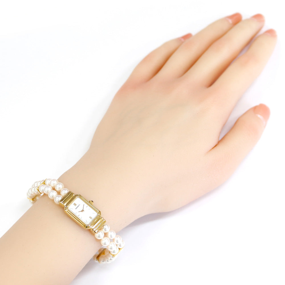 MIKIMOTO ミキモト 腕時計 GP クオーツ 磨き直し済 レディース 1年保証