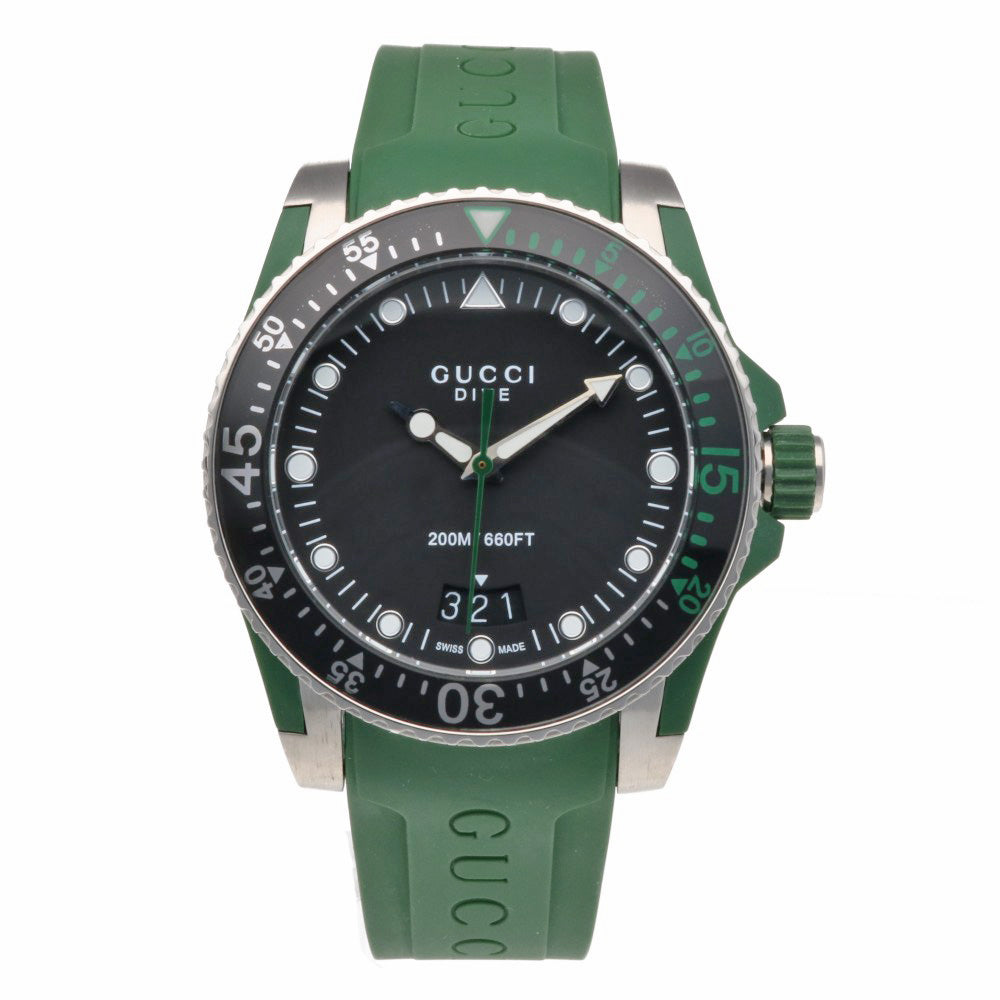 GUCCI グッチ ダイブ 腕時計 ステンレススチール YA136310/136.3