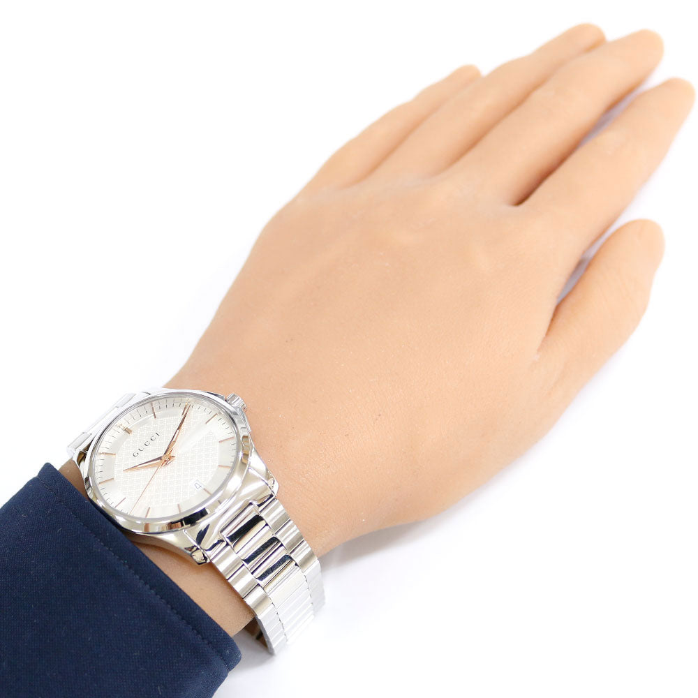 GUCCI グッチ Gタイムレス 腕時計 ステンレススチール YA126442(126.4 