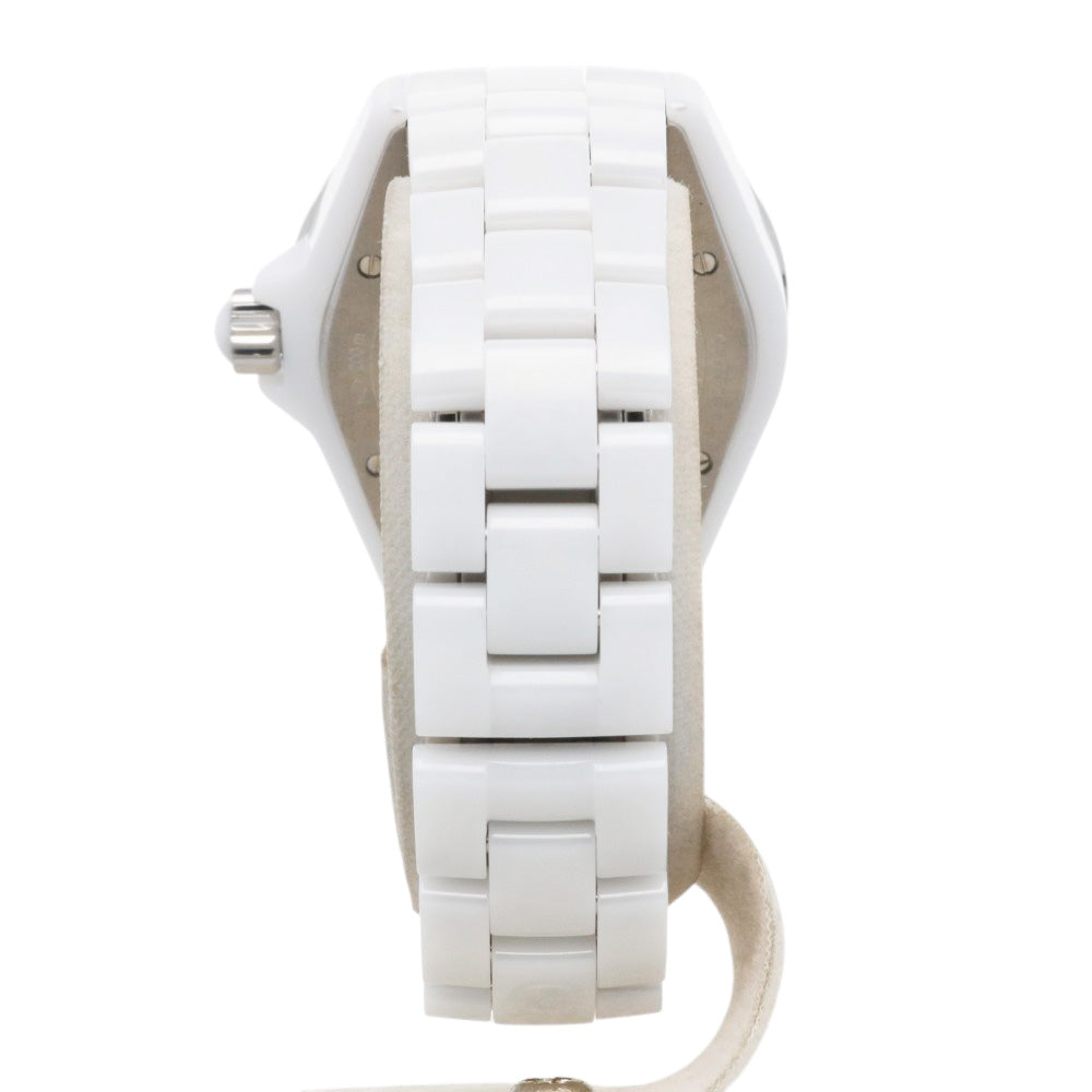 CHANEL J12 Watch White Ceramic H1628 Quartz Repolished Ladies 1