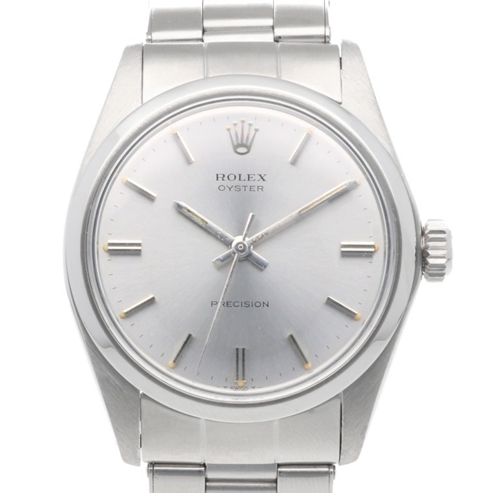 ROLEX Precision Oyster Watch Stainless Steel 6426 Manual Winding