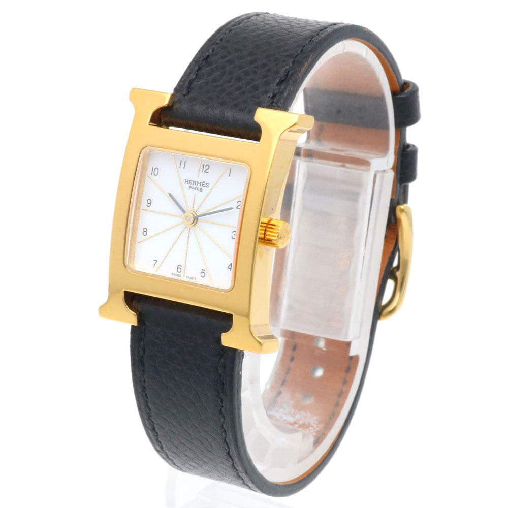 HERMES エルメス Hウォッチ 腕時計 ステンレススチール HH1.201