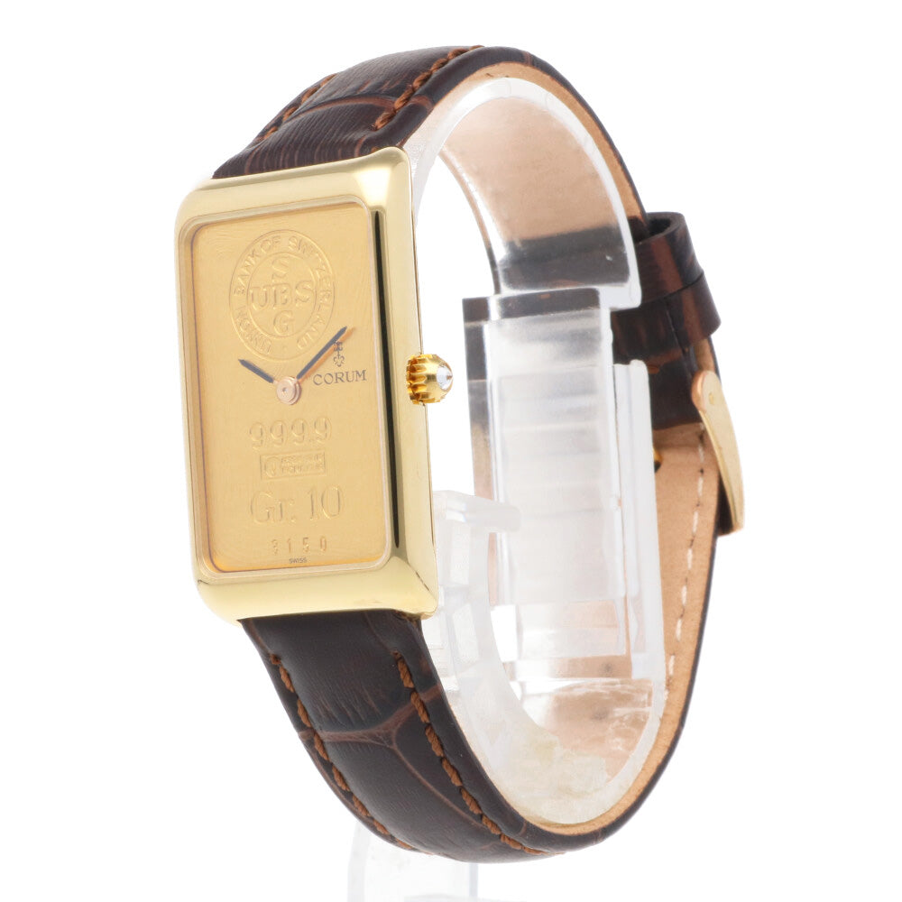 CORUM　コルム　本物　手巻き　 ゴールド レザー 腕時計　日差±2分 CORUM コルム 本物 手巻き ゴールド レザー 腕時計 日差±2分 メンズ