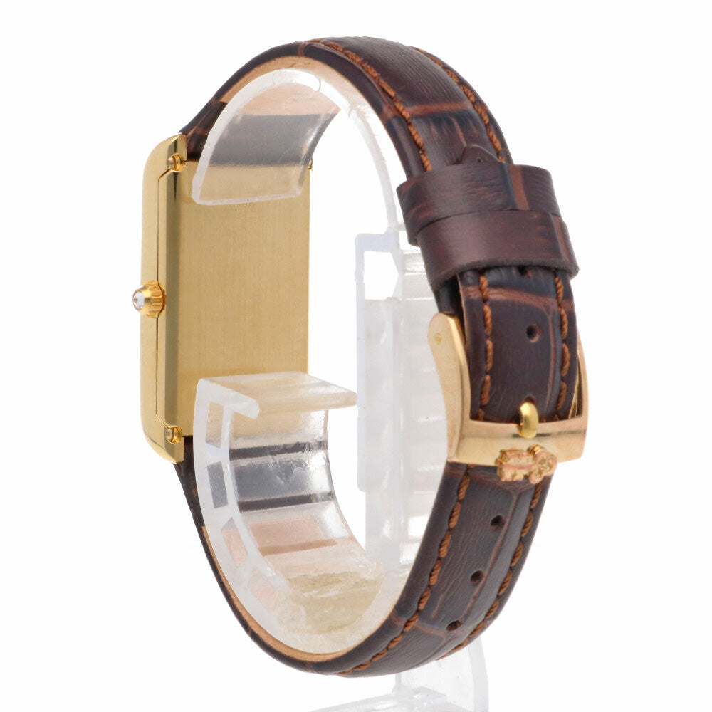 CORUM　コルム　本物　手巻き　 ゴールド レザー 腕時計　日差±2分 オークション ”ザ・コノサーズ” ／ Lot2349 コルム [ Corum