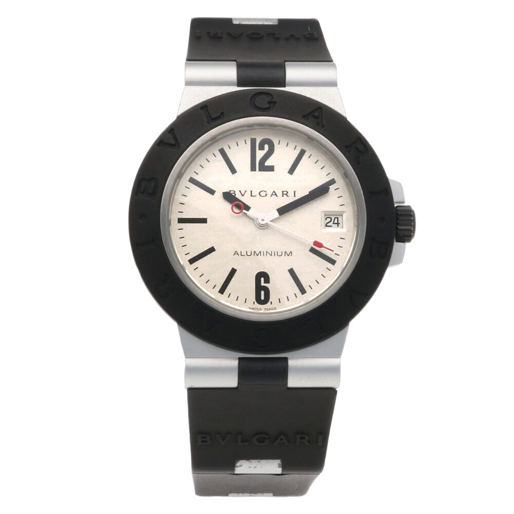 BVLGARI ブルガリ AL38A アルミニウム ブルガリ BVLGARI アルミニウム 腕時計 アルミ AL38A メンズ 中古 【1