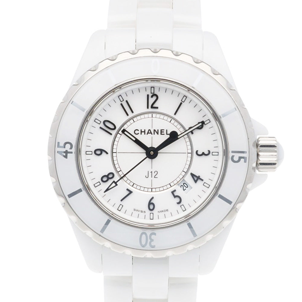 CHANEL Chanel J12 Watch White Ceramic Quartz Unisex 1 year