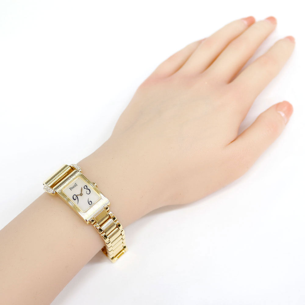 PIAGET ピアジェ ミスプロトコール 腕時計 18金 K18イエローゴールド