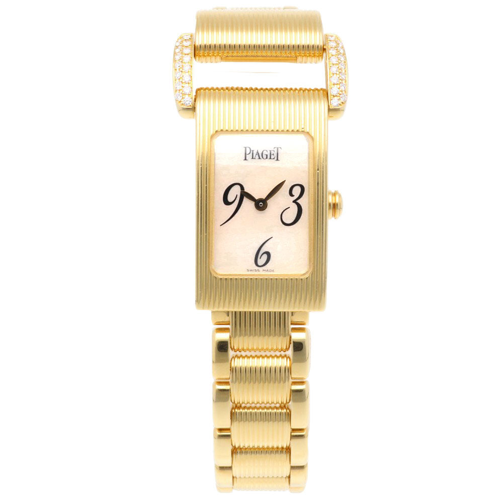 PIAGET ピアジェ ミスプロトコール 腕時計 18金 K18イエローゴールド