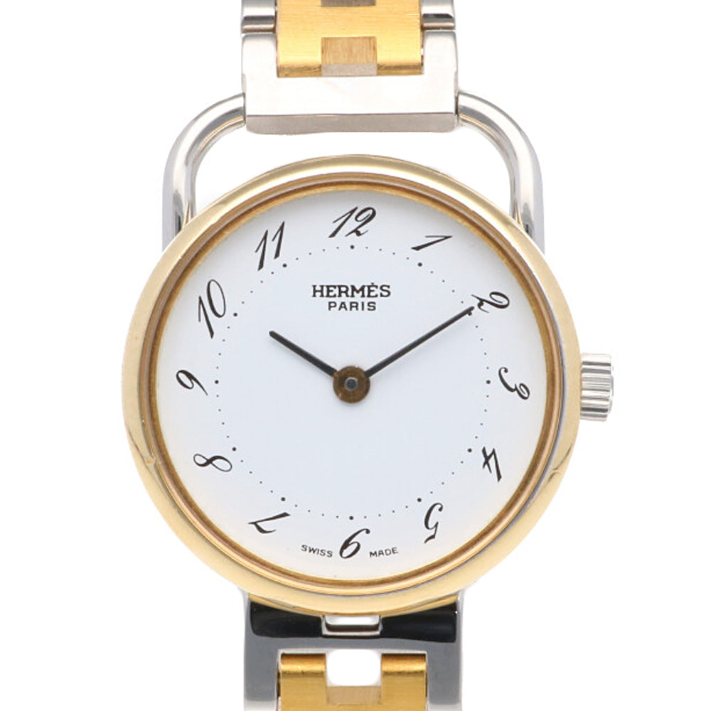 Hermes HERMES Arceau Watch Stainless Steel Ladies Used [1 Year
