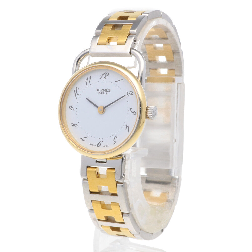 Hermes HERMES Arceau Watch Stainless Steel Ladies Used [1 Year