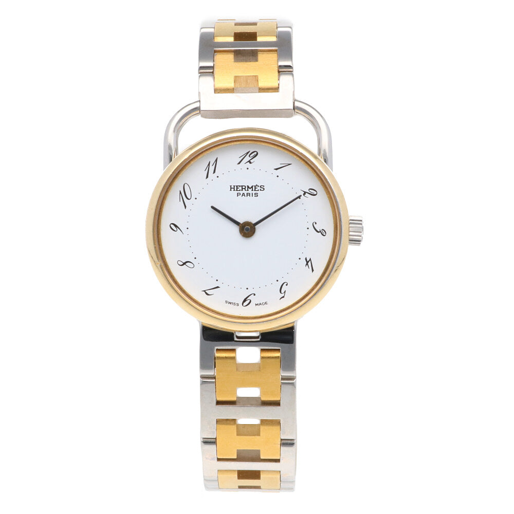 Hermes HERMES Arceau Watch Stainless Steel Ladies Used [1 Year