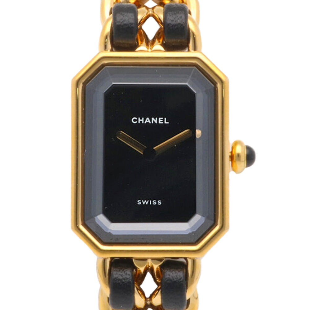 CHANEL シャネル プルミエール M 腕時計 GP H0001 クオーツ レディース
