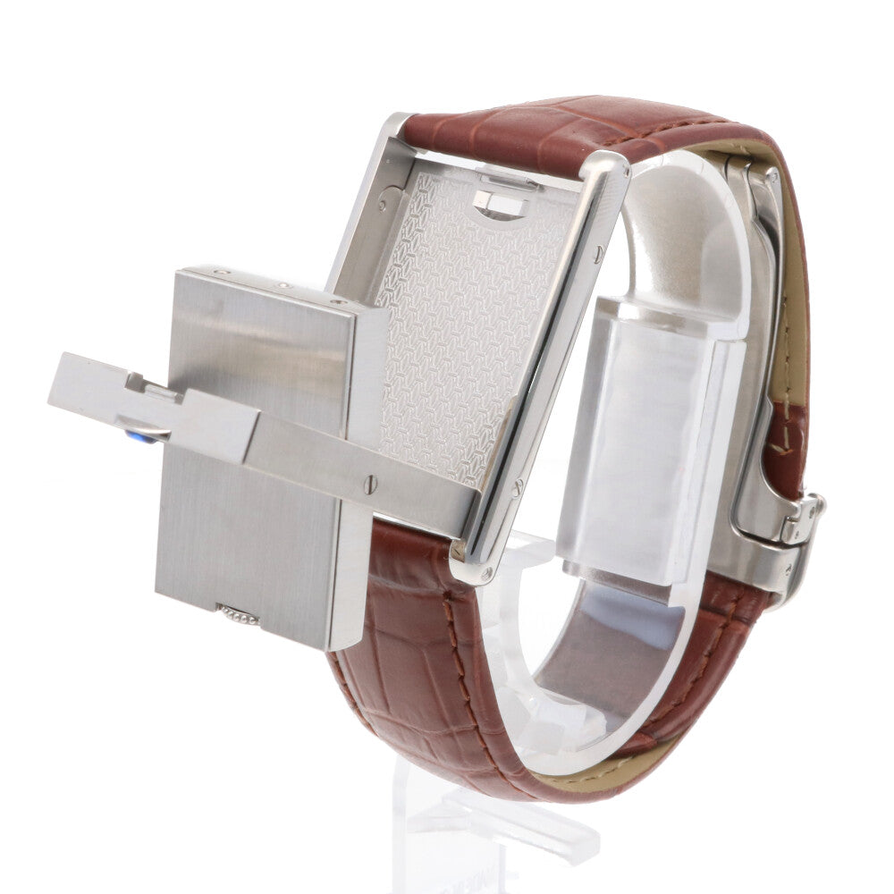 カルティエ CARTIER タンクバスキュラント LM 腕時計 ステンレス