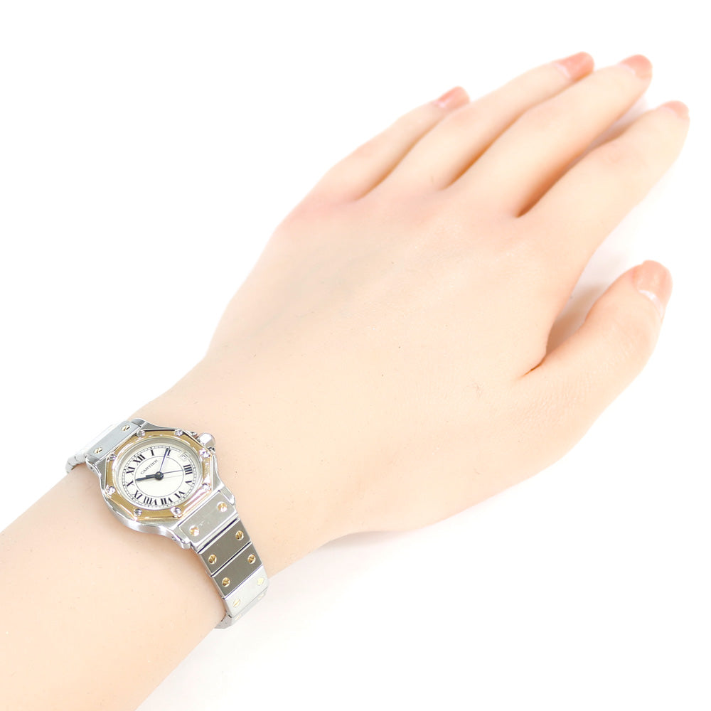 CARTIER カルティエ サントス オクタゴン 腕時計 ステンレススチール