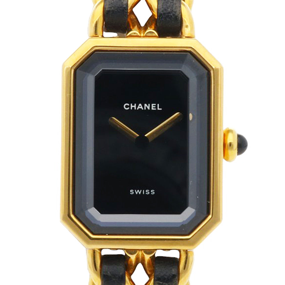 CHANEL シャネル プルミエール M 腕時計 GP H0001 クオーツ レディース