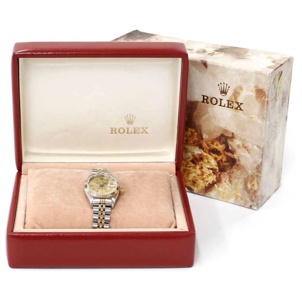 ロレックス デイトジャスト オイスター k18×ステンレス 1コマ 未使用 ROLEX ロレックス デイトジャスト オイスターパーペチュアル 腕時計