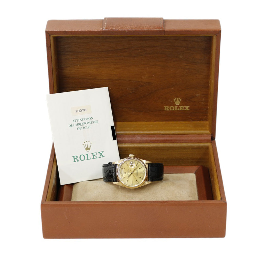 ROLEX ロレックス デイデイト オイスターパーペチュアル 腕時計 18金