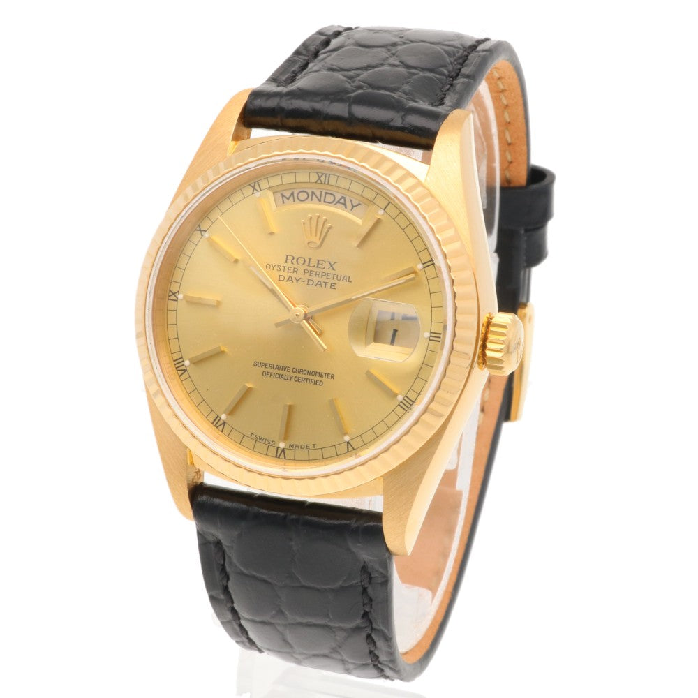 ROLEX ロレックス デイデイト オイスターパーペチュアル 腕時計 18金