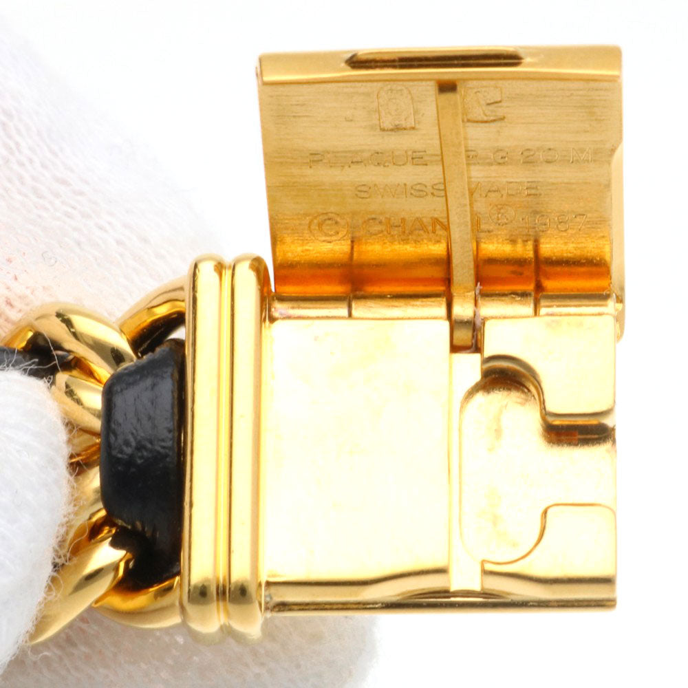 CHANEL シャネル プルミエール S 腕時計 GP H0001 クオーツ レディース  