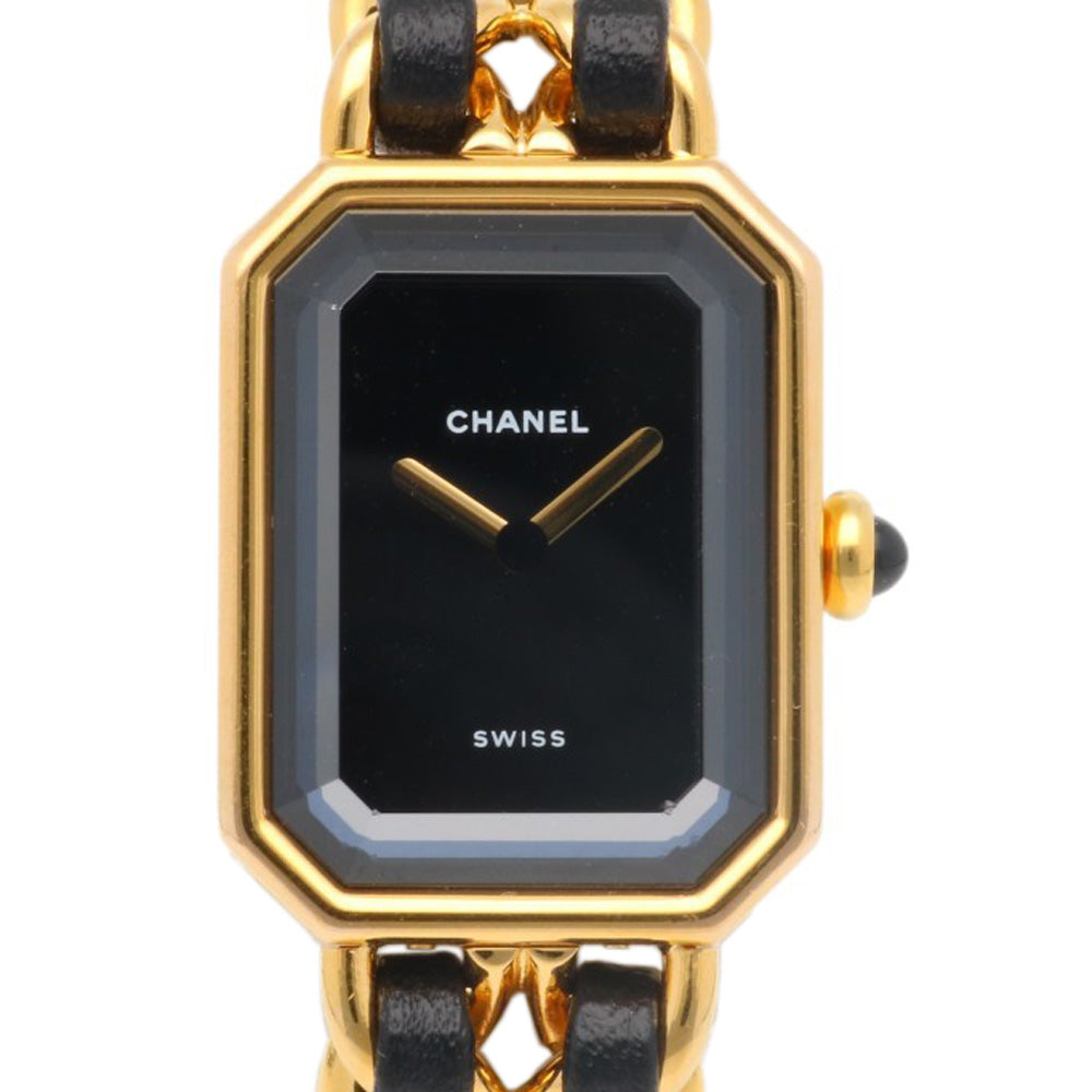 CHANEL シャネル プルミエール S 腕時計 GP H0001 クオーツ レディース  