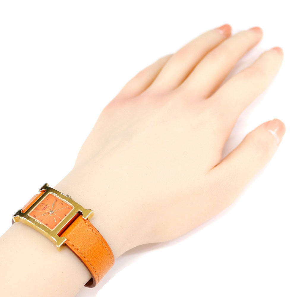 HERMES エルメス Hウォッチ 腕時計 ステンレススチール HH1.210