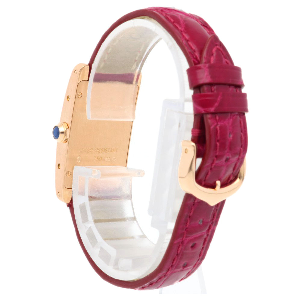 CARTIER カルティエ タンクアメリカンSM 腕時計 18金 K18ピンク